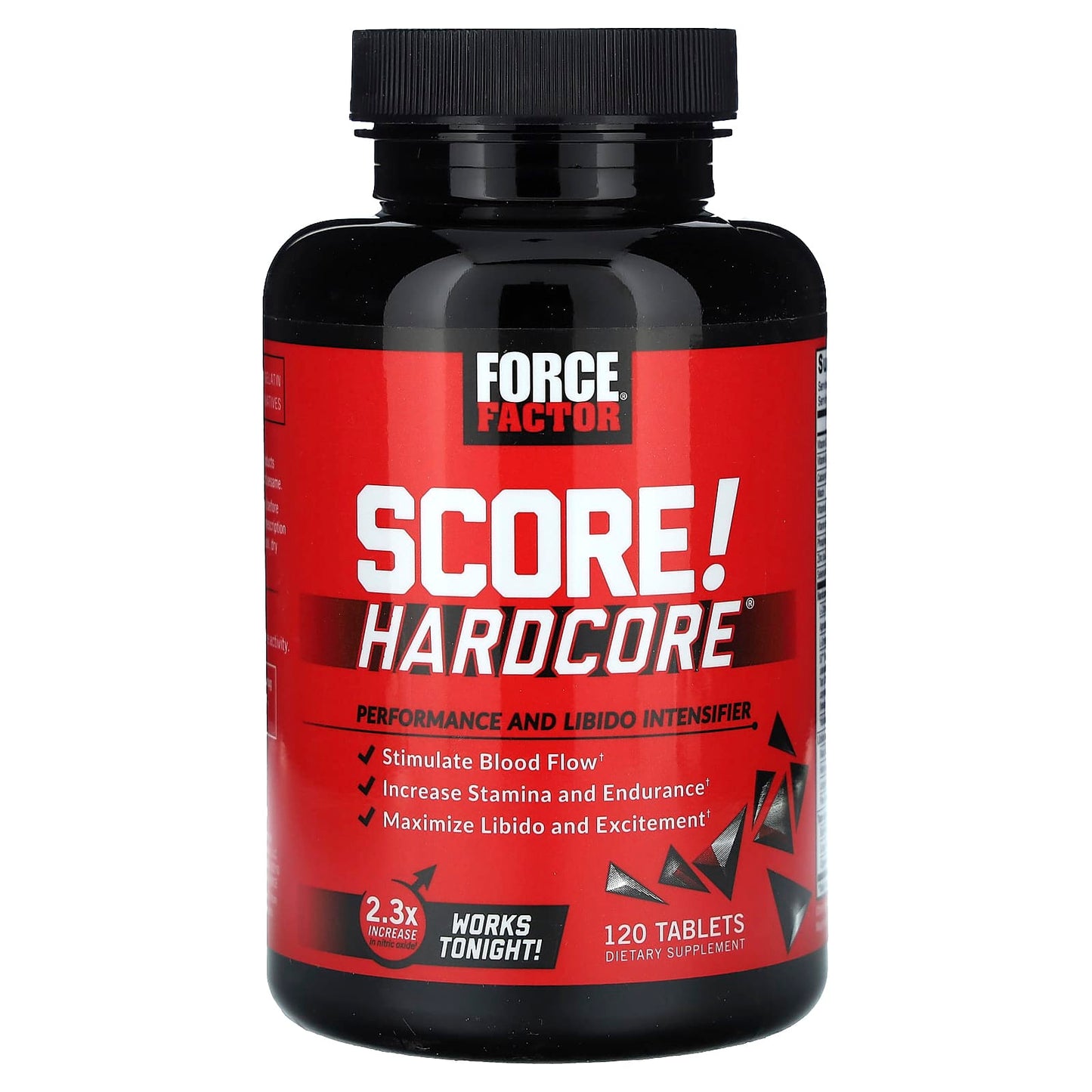 Force Factor, SCORE! Hardcore, Performance and Libido Intensifier, 120 Tablets