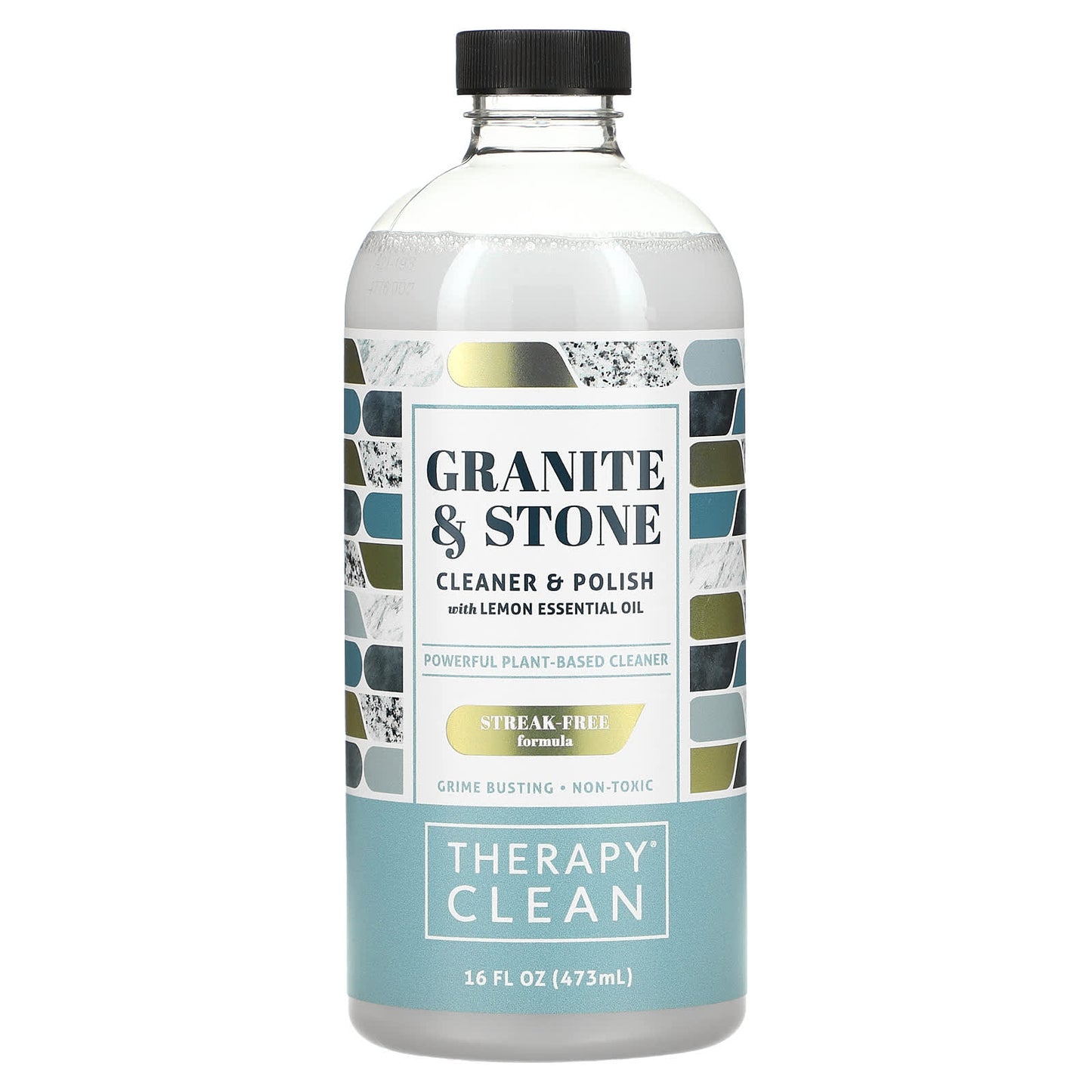 Therapy Clean-Granite & Stone-Cleaner & Polish with Lemon Essential Oil-16 fl oz (473 ml)