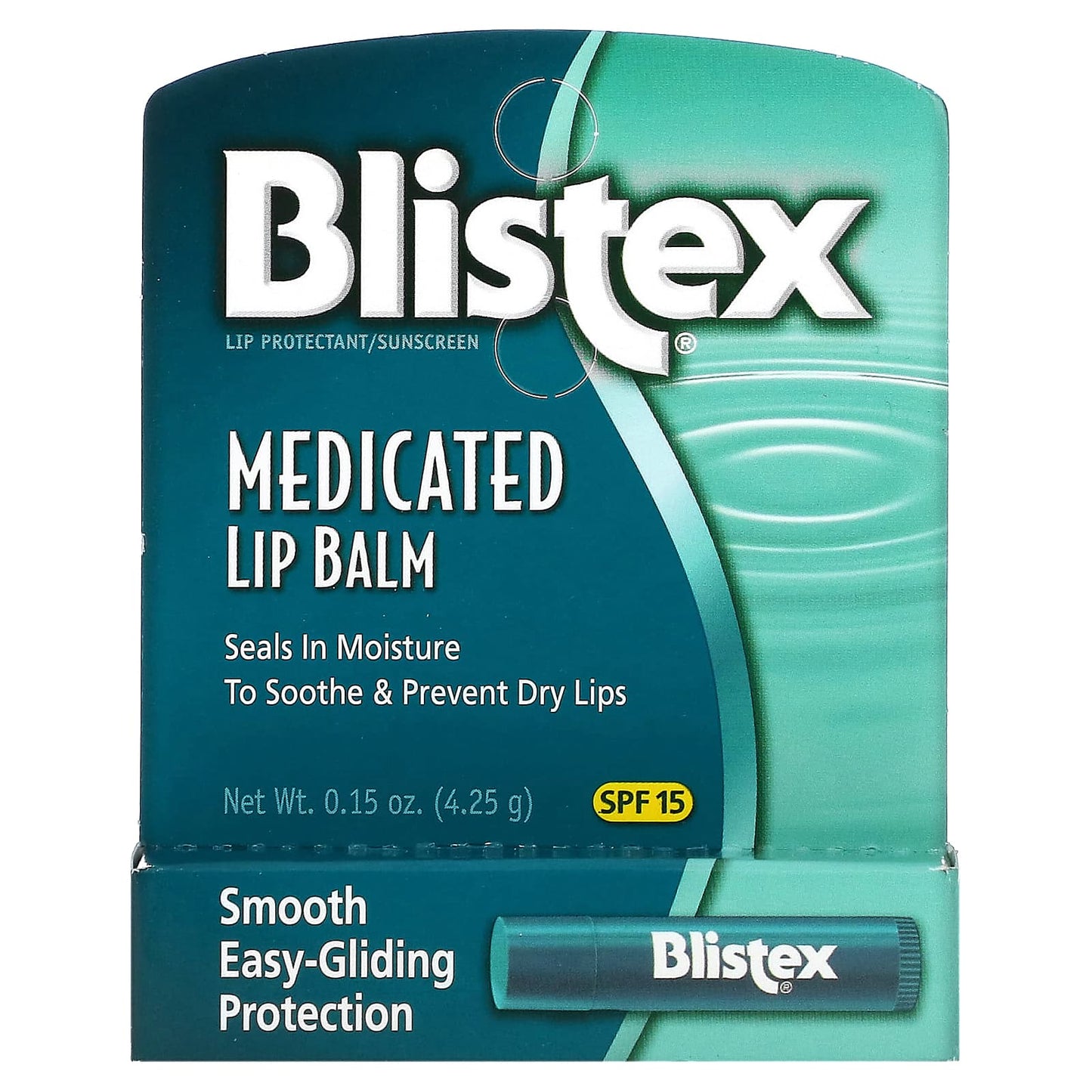 Blistex, Medicated Lip Protectant/Sunscreen, SPF 15, 0.15 oz (4.25 g)