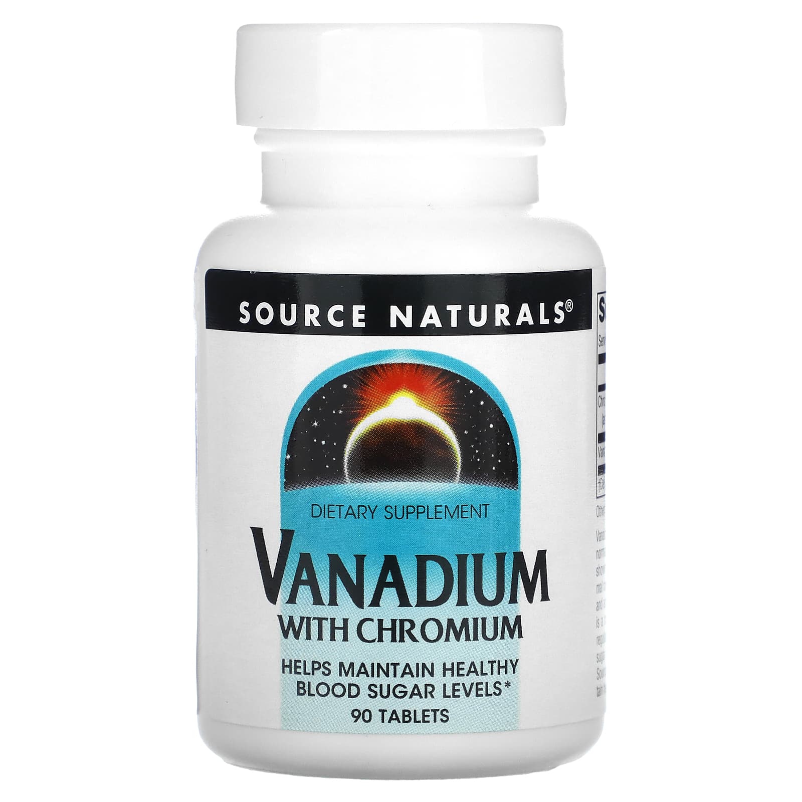 Source Naturals-Vanadium with Chromium-90 Tablets