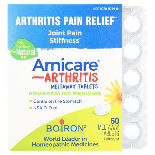 Boiron-Arnicare-Arthritis-Meltaway Tablets-Unflavored-60 Meltaway Tablets