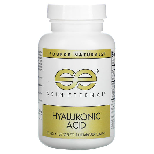 Source Naturals-Skin Eternal-Hyaluronic Acid-50 mg-120 Tablets