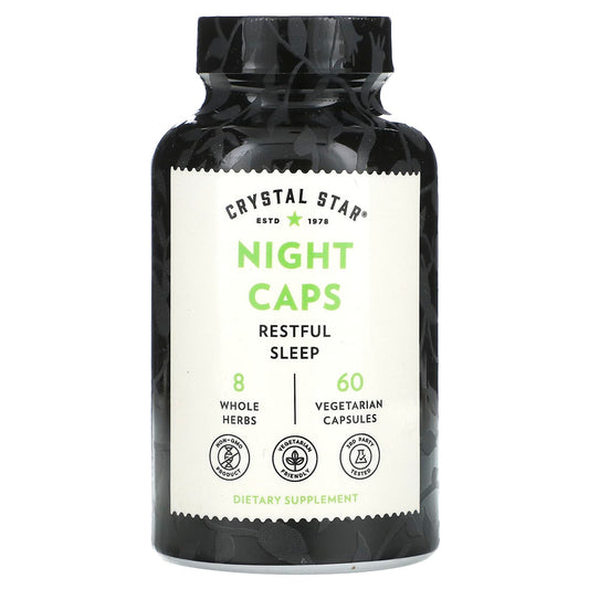 Crystal Star-Night Caps-60 Vegetarian Capsules