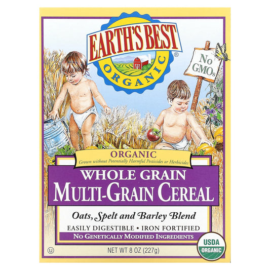 Earth's Best-Organic Whole Grain Multi-Grain Cereal-8 oz (227 g)