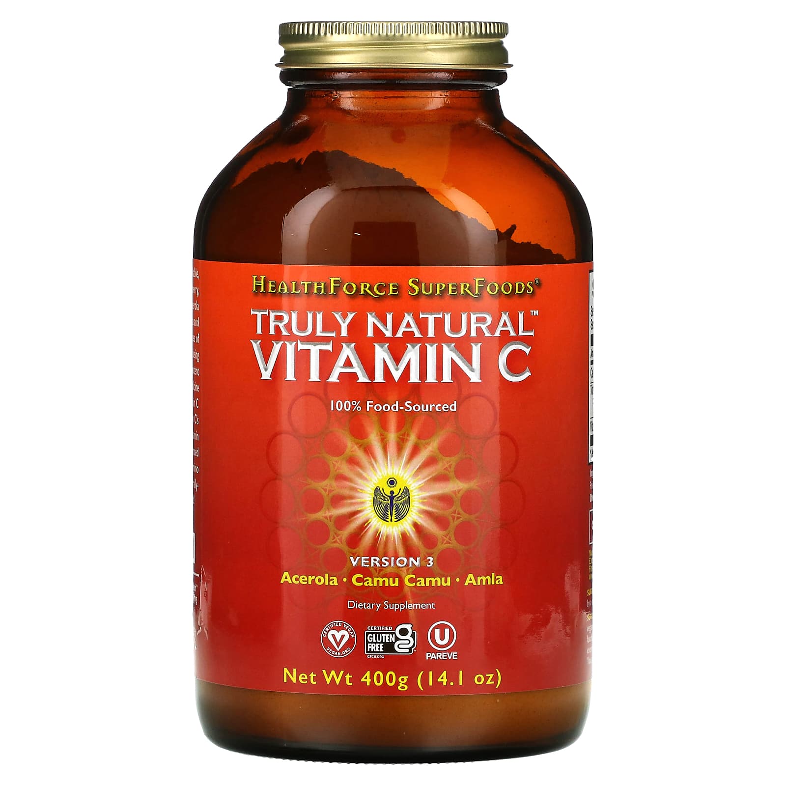 HealthForce Superfoods-Truly Natural Vitamin C-14.1 oz (400 g)