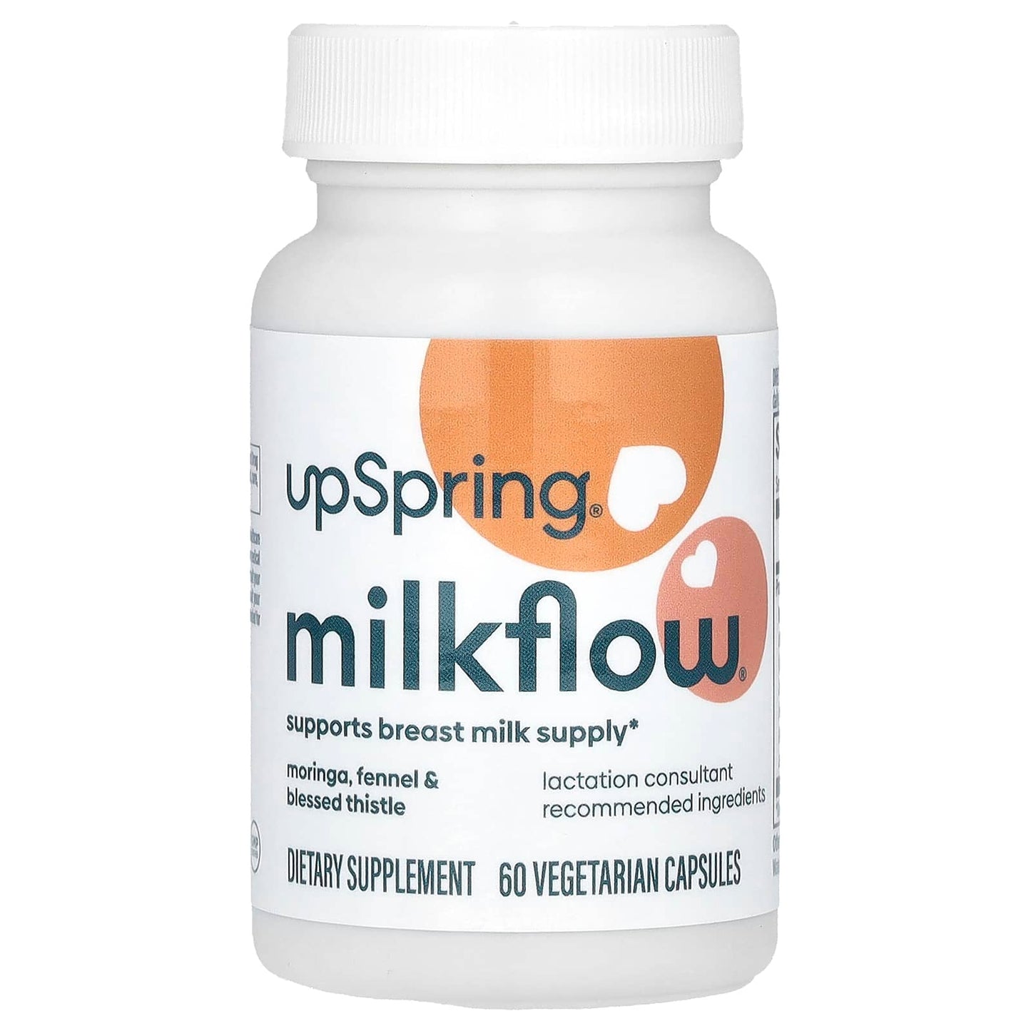 UpSpring, MilkFlow, 60 Vegetarian Capsules