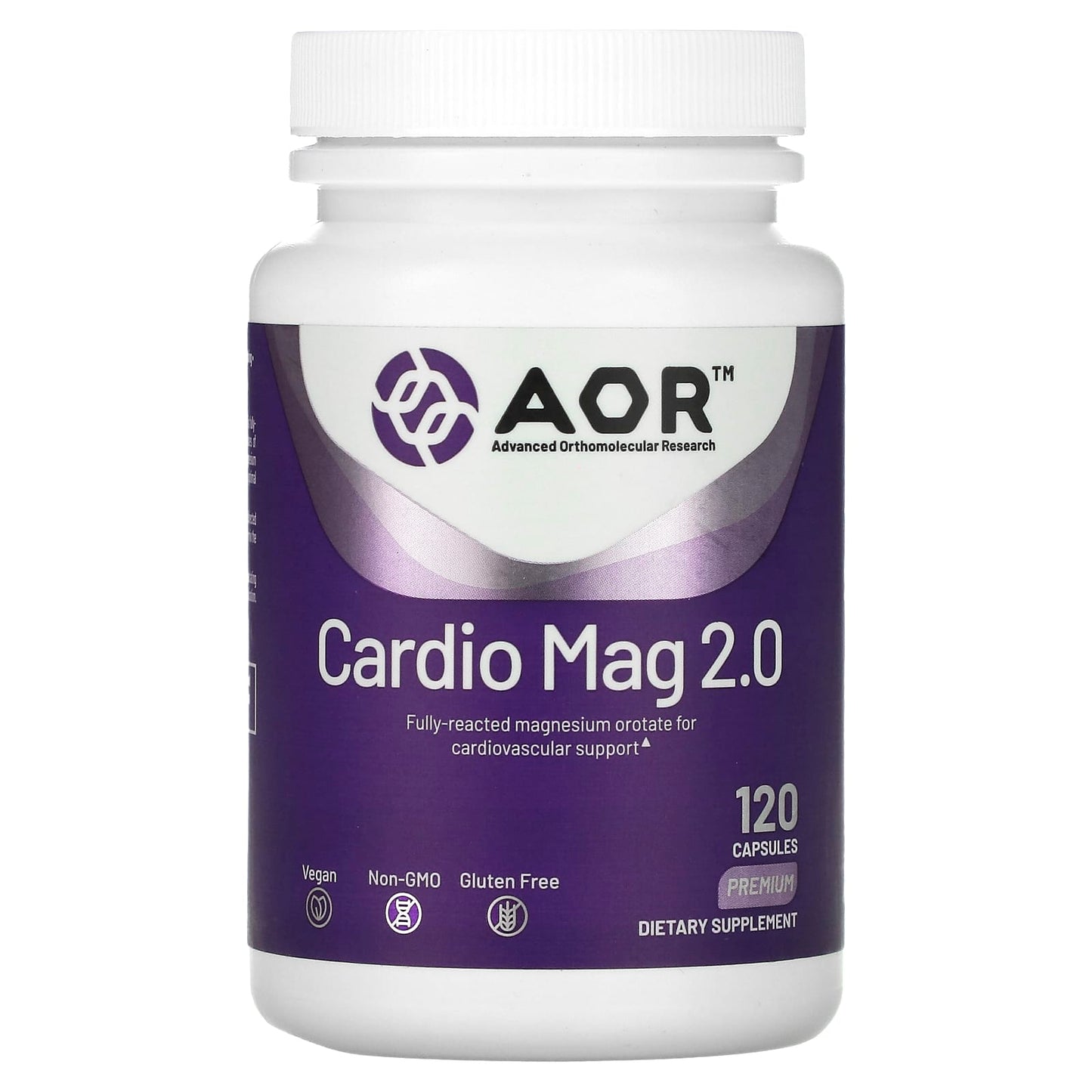 Advanced Orthomolecular Research AOR-Cardio Mag 2.0-120 Capsules