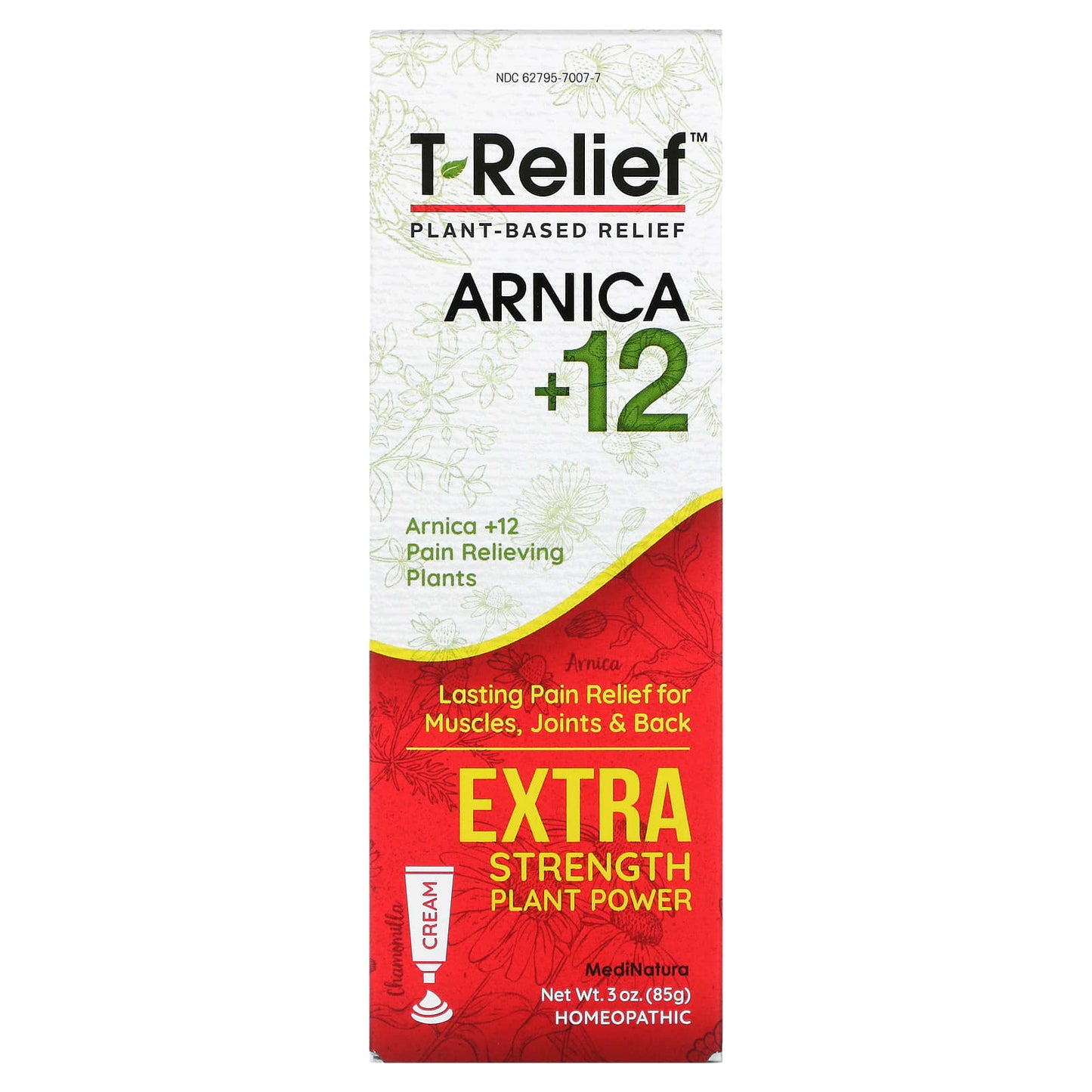 MediNatura-T-Relief-Arnica +12-Extra Strength-Chamomilla-3 oz (85 g)