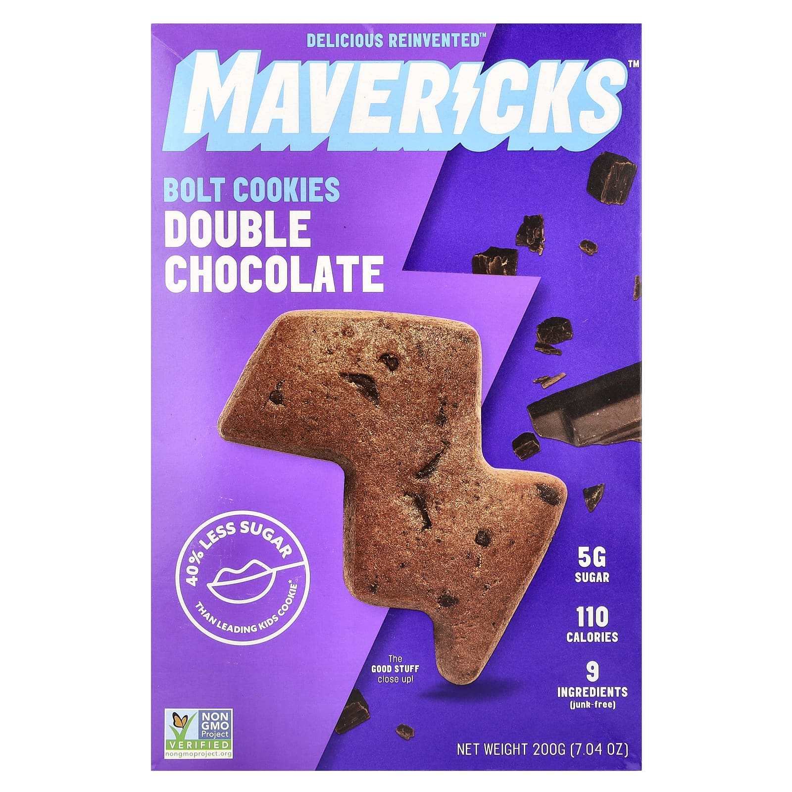 Mavericks-Bolt Cookies-Double Chocolate-7.04 oz (200 g)