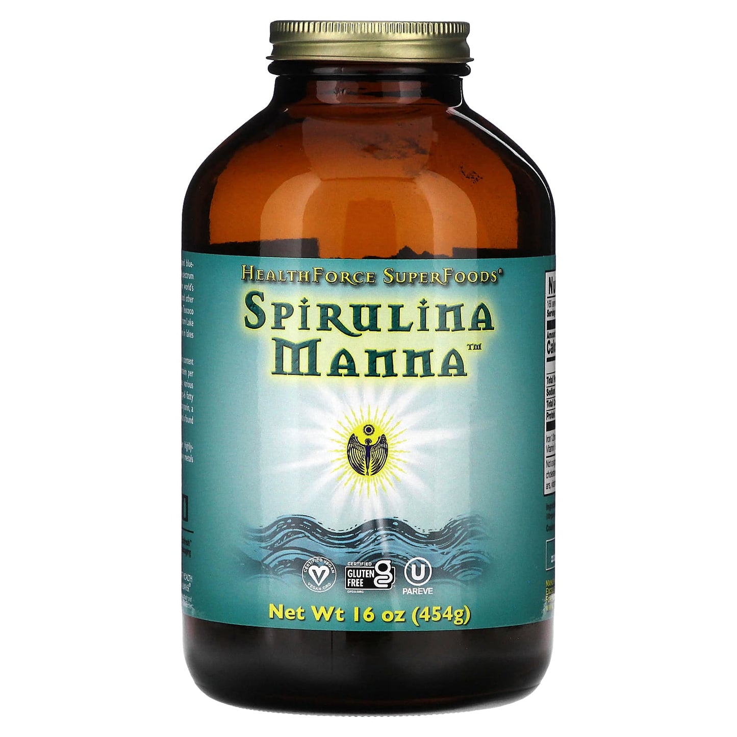 HealthForce Superfoods-Spirulina Manna-16 oz (454 g)