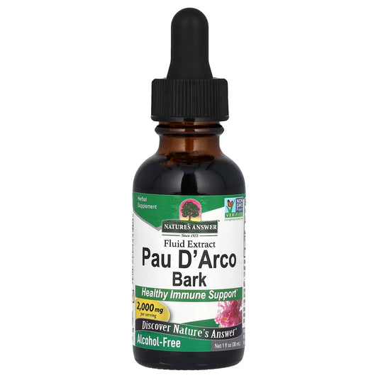 Nature's Answer-Pau D' Arco Bark-Alcohol-Free-2,000 mg-1 fl oz (30 ml)