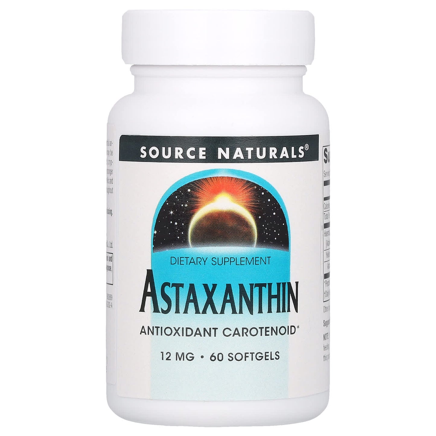 Source Naturals-Astaxanthin-12 mg-60 Softgels