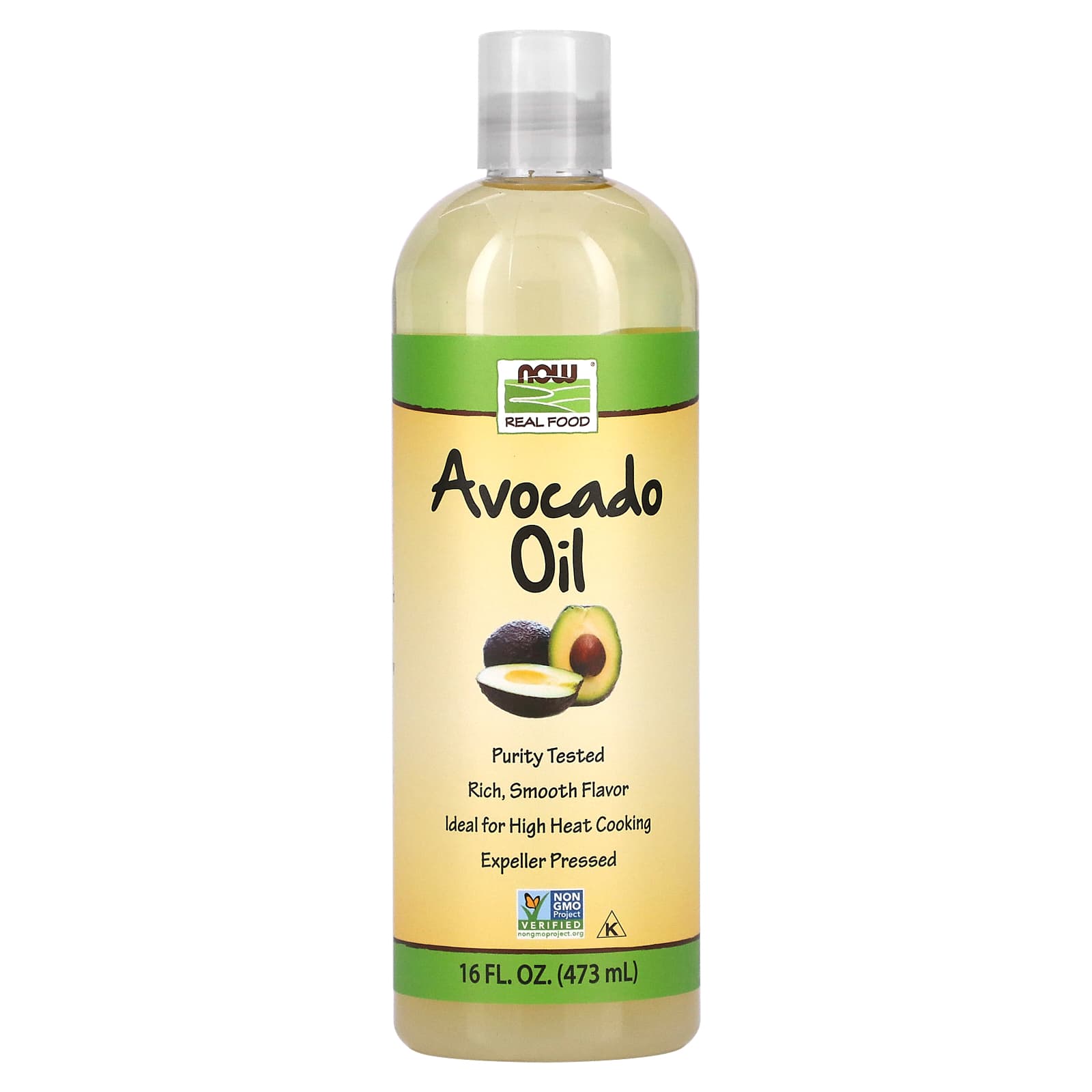 NOW Foods-Real Food-Avocado Oil-16 fl oz (473 ml)