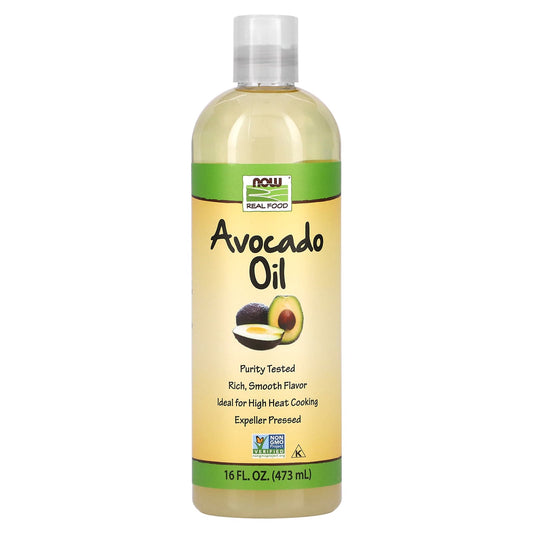 NOW Foods-Real Food-Avocado Oil-16 fl oz (473 ml)