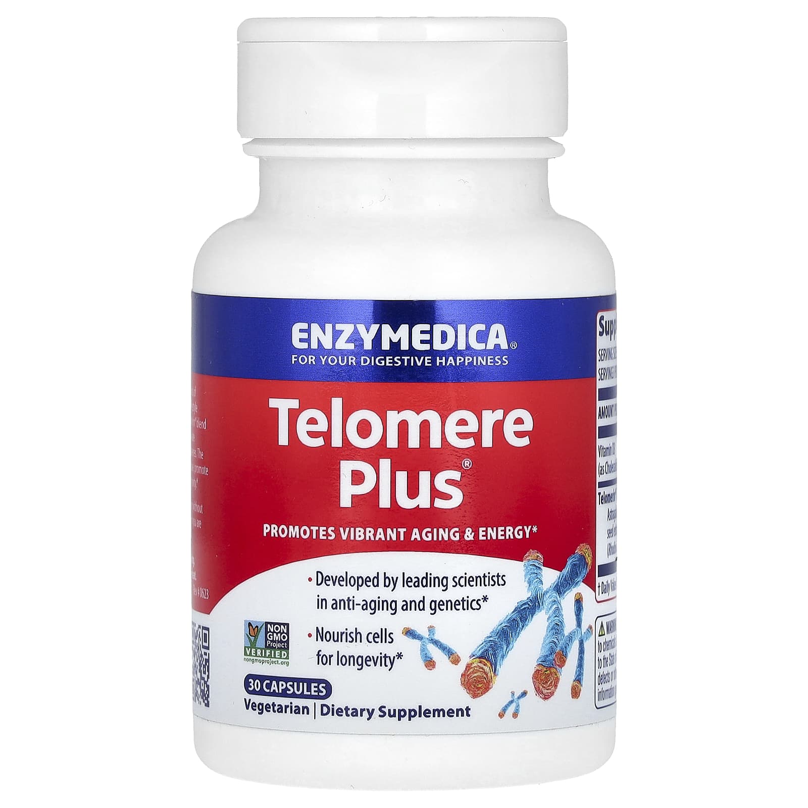 Enzymedica-Telomere Plus-30 Capsules