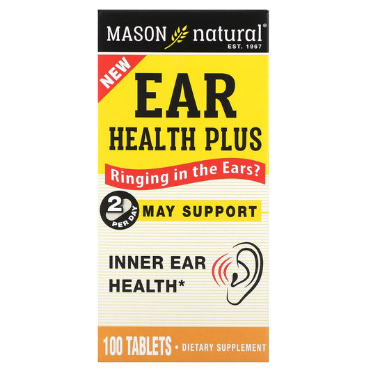 Mason Natural-Ear Health Plus-100 Tablets