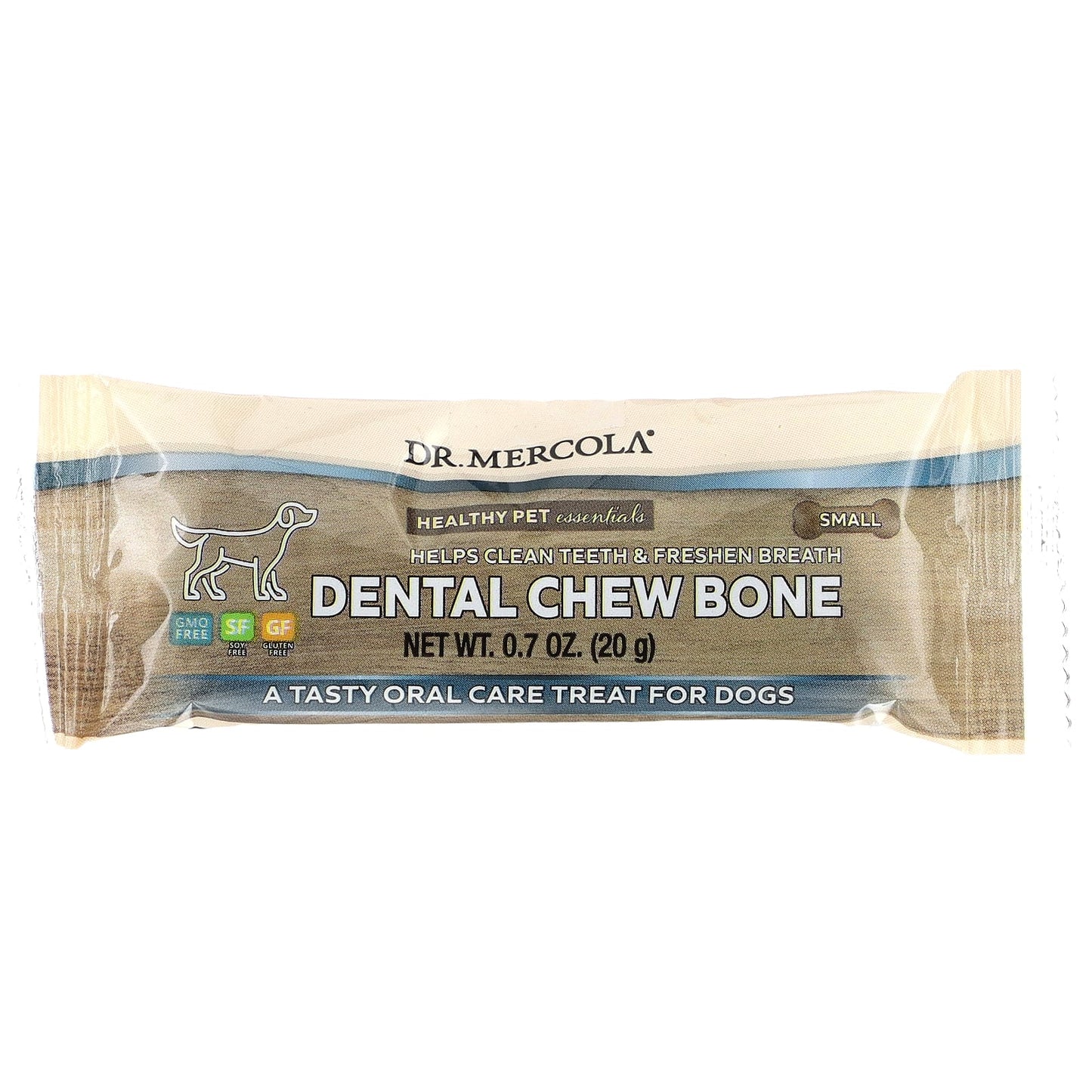 Dr. Mercola, Dental Chew Bone, For Dogs, Small, 12 Bones, 0.7 oz (20 g) Each