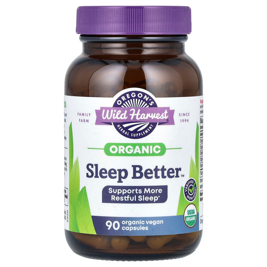 Oregon's Wild Harvest-Organic Sleep Better-90 Vegan Capsules