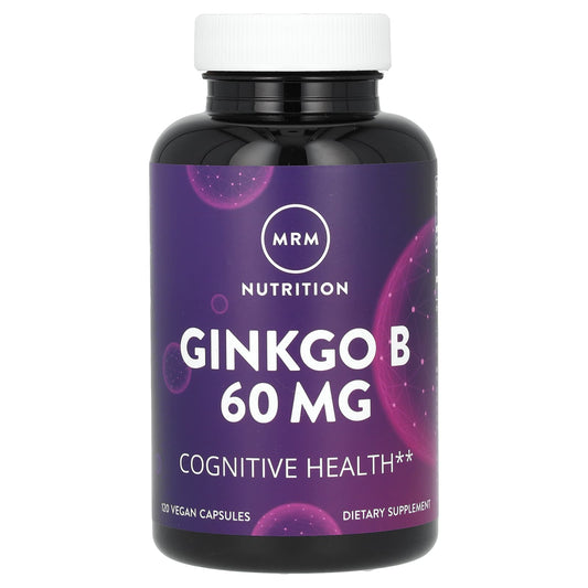 MRM Nutrition-Ginkgo B-60 mg-120 Vegan Capsules