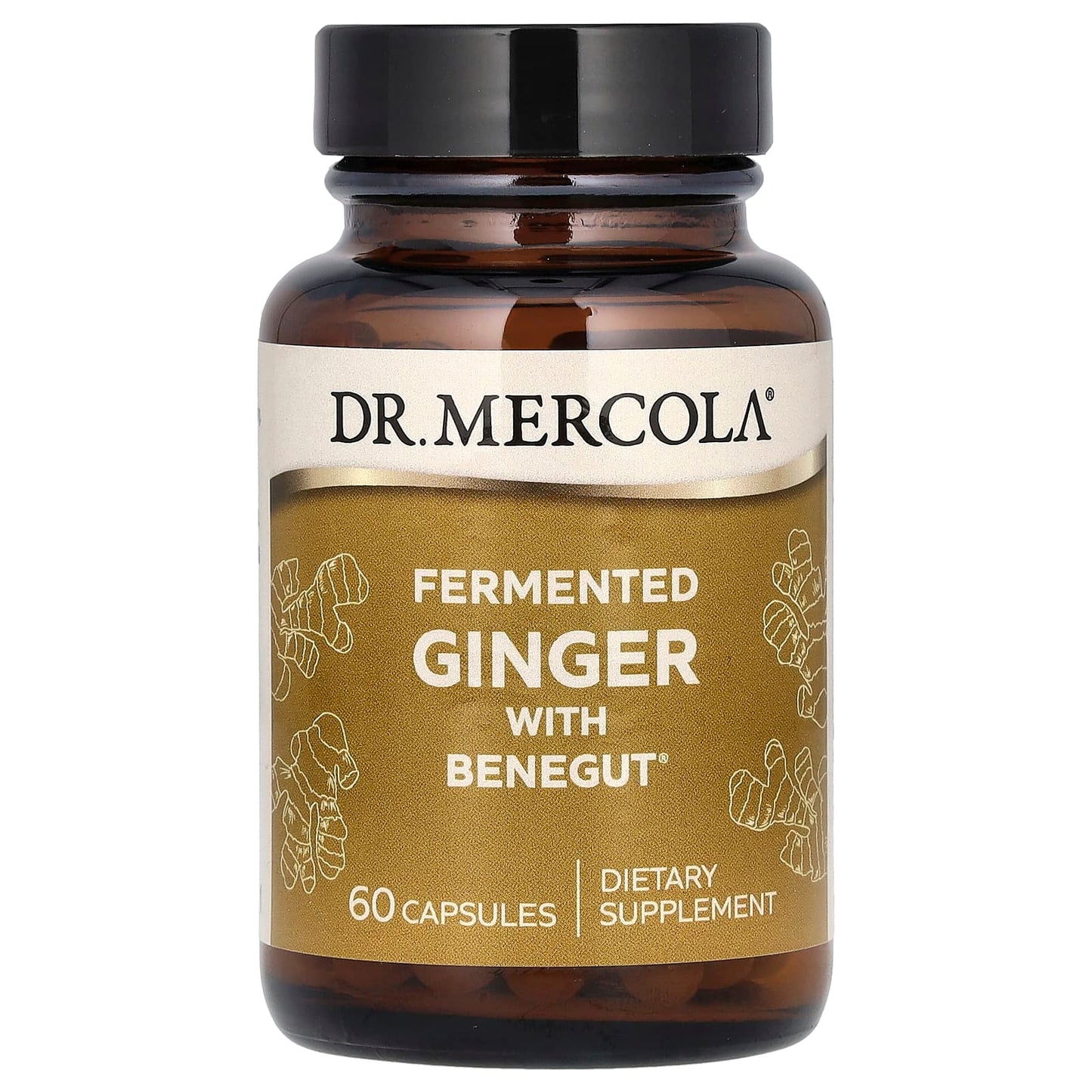 Dr. Mercola-Fermented Ginger With Benegut-60 Capsules