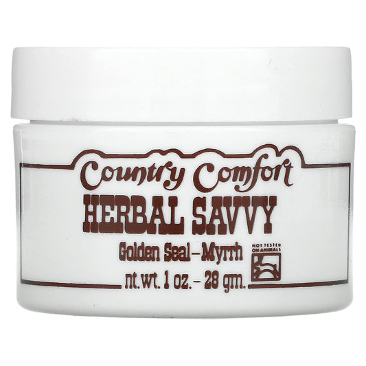 Country Comfort-Herbal Savvy-Golden Seal-Myrrh-1 oz (28 g)