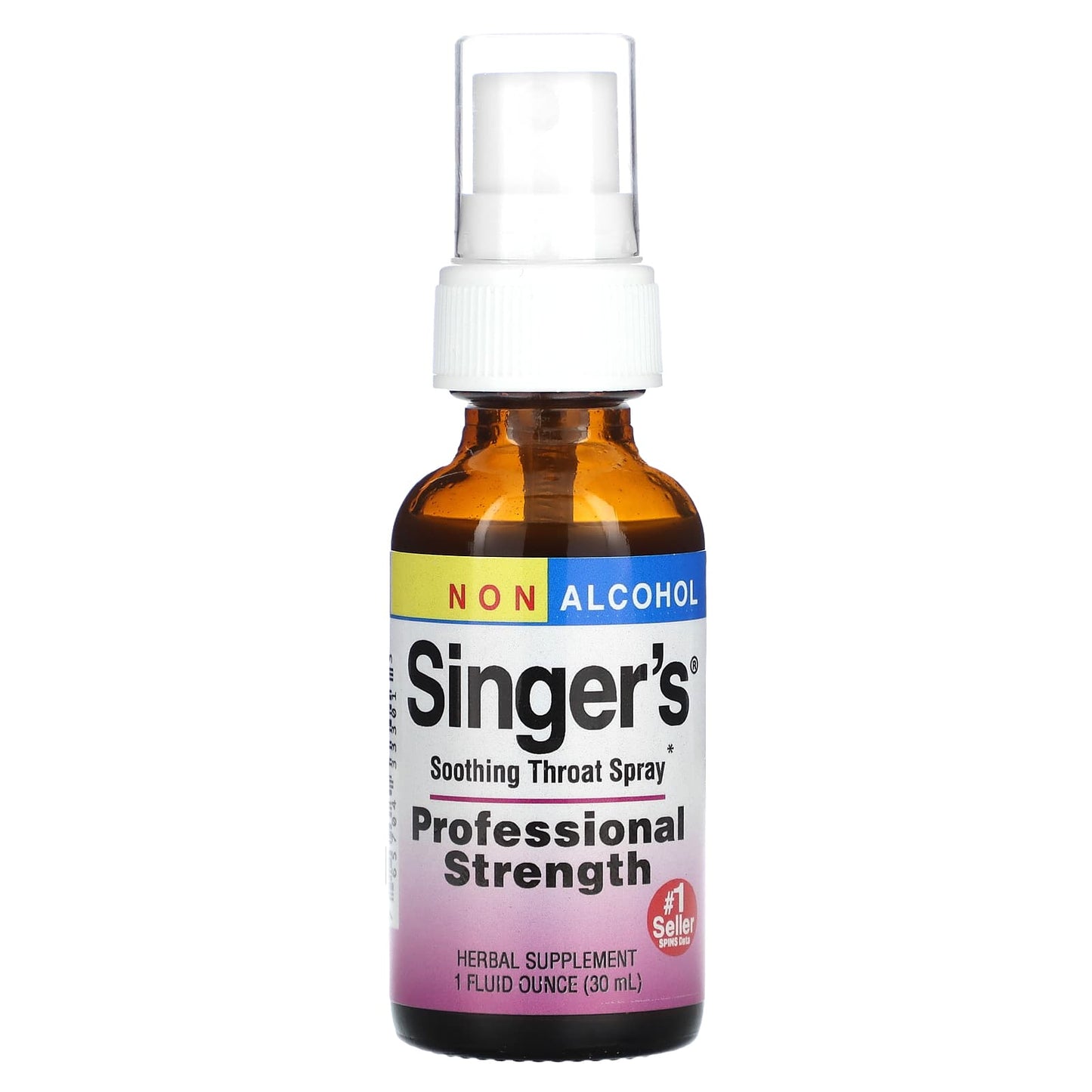 Herbs Etc.-Singer's-Soothing Throat Spray-Non Alcohol-1 fl oz (30 ml)