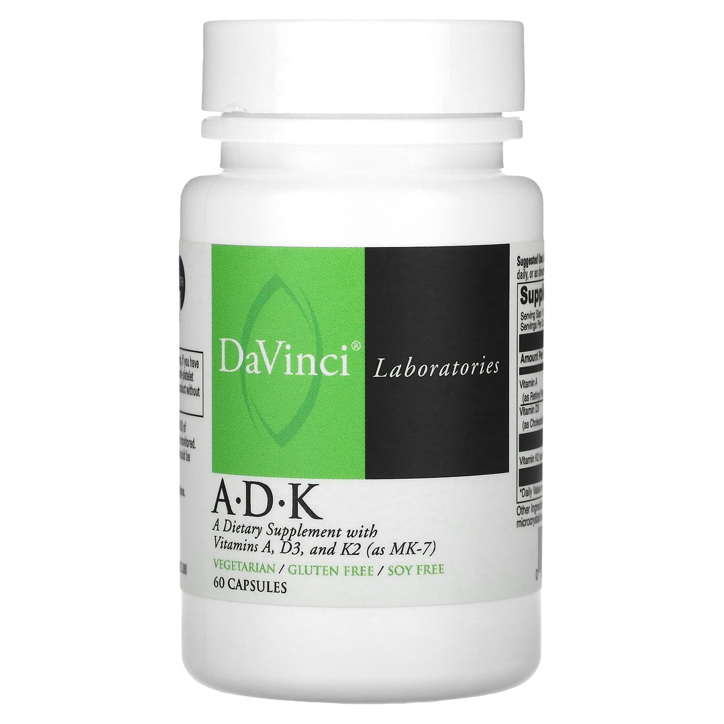 DaVinci Laboratories of Vermont-A-D-K-60 Capsules