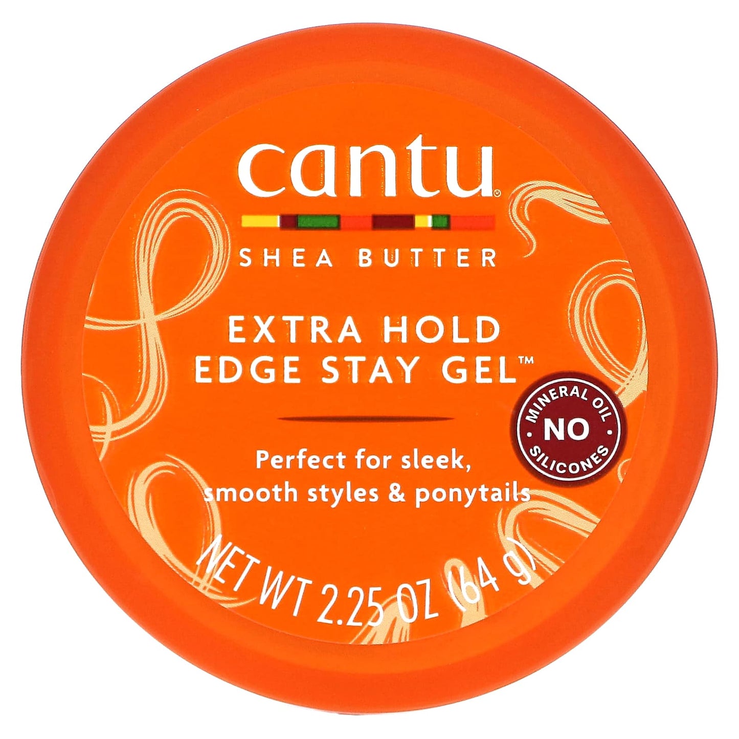 Cantu, Shea Butter, Extra Hold Edge Stay Gel, 2.25 oz (64 g)