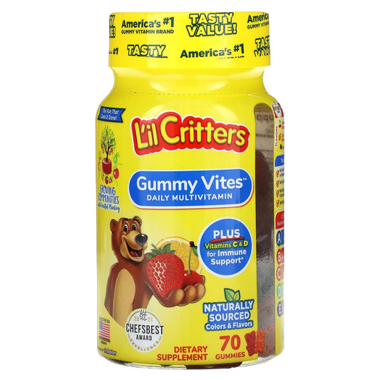 L'il Critters-Gummy Vites Daily Multivitamin-70 Gummies