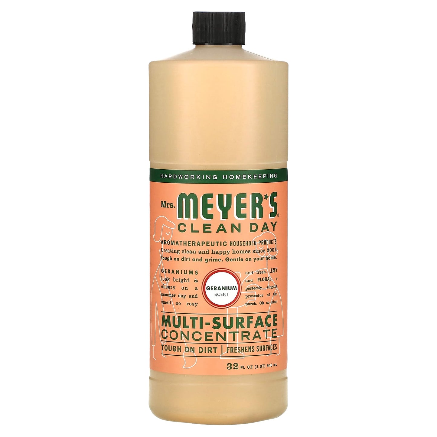 Mrs. Meyers Clean Day-Multi-Surface Concentrate-Geranium-32 fl oz (946 ml)