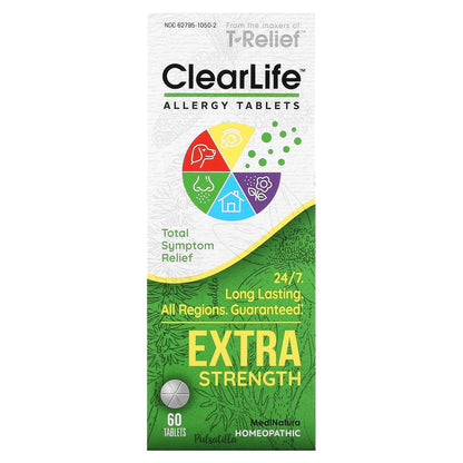 MediNatura-ClearLife Allergy Tablets-Extra Strength-60 Tablets