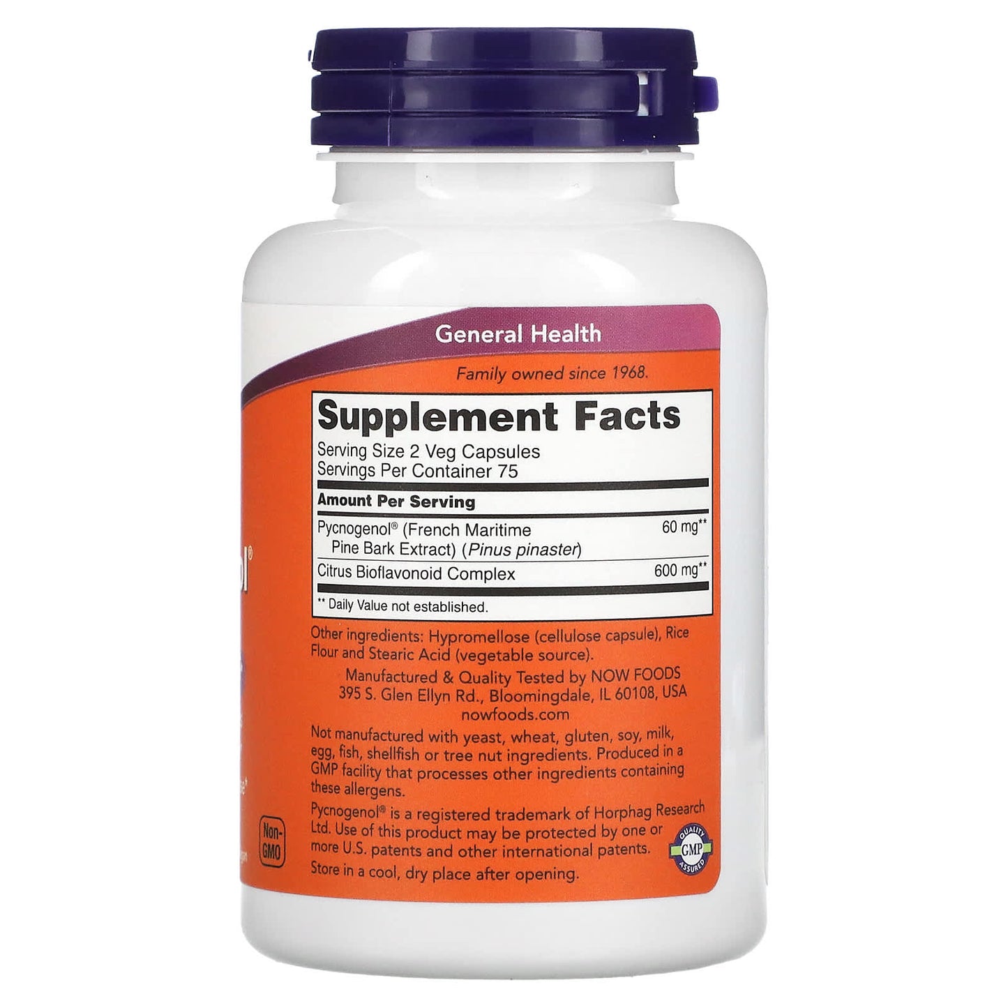 NOW Foods, Pycnogenol, 30 mg, 150 Veg Capsules