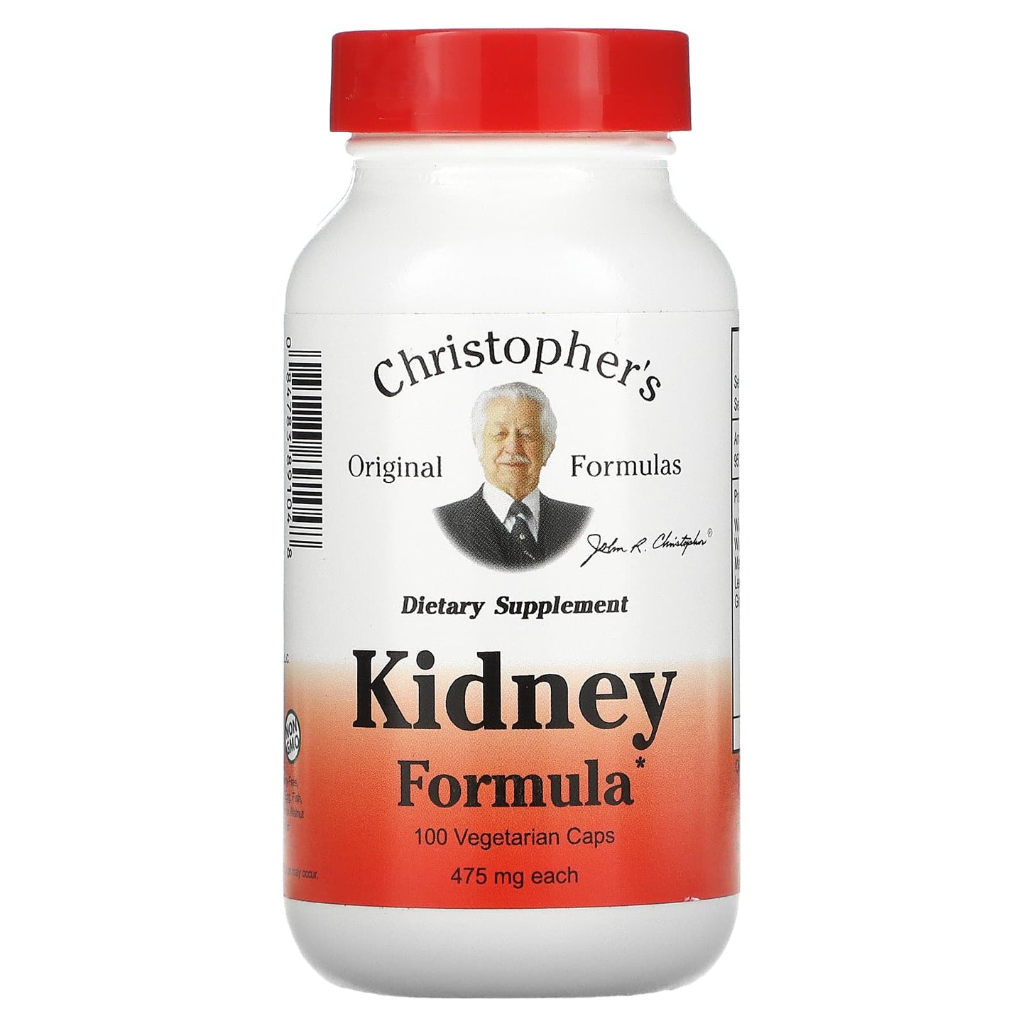 Christopher's Original Formulas-Kidney Formula-475 mg-100 Vegetarian Caps