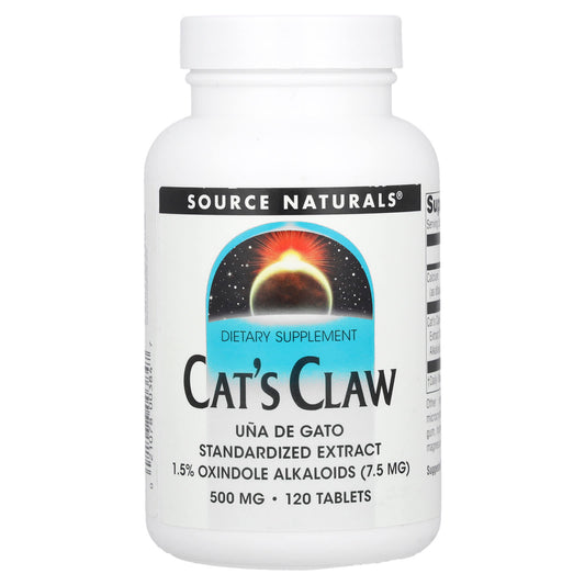 Source Naturals-Cat's Claw-500 mg-120 Tablets