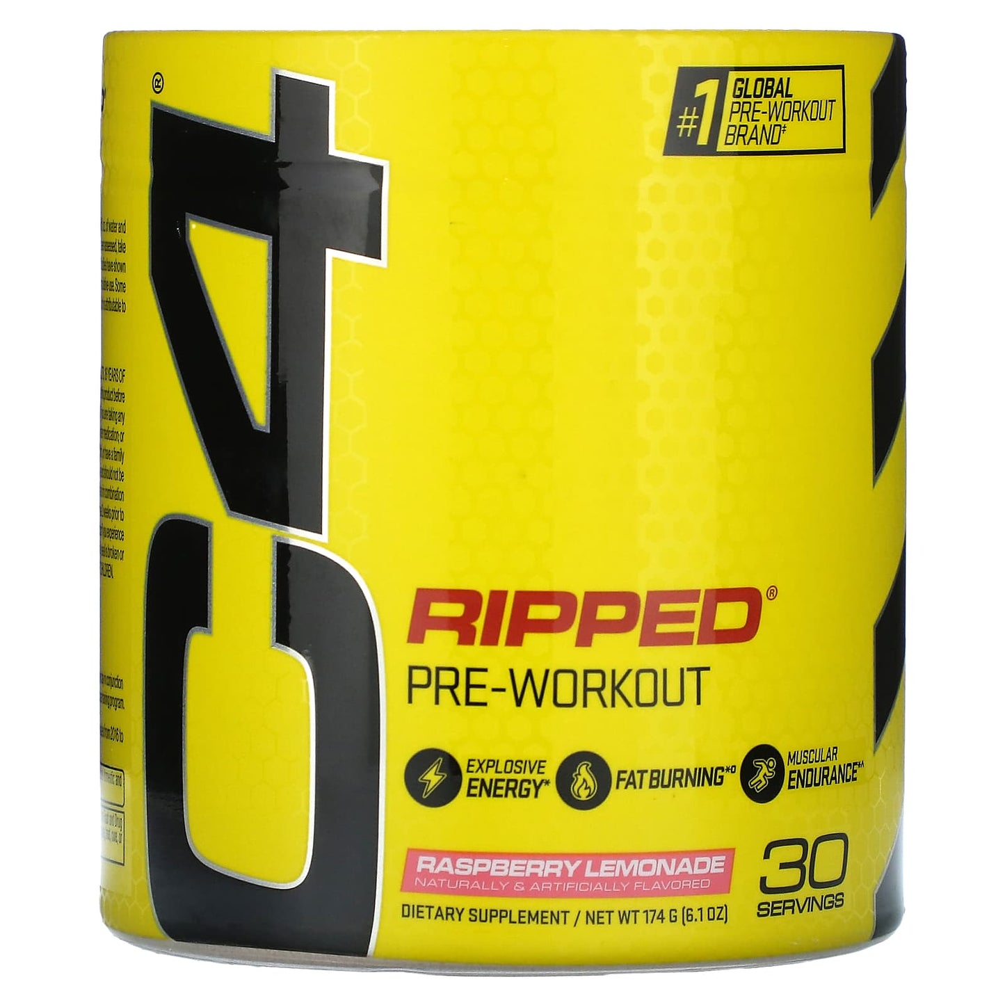 Cellucor-C4 Ripped-Pre-Workout-Raspberry Lemonade-6.1 oz (174 g)