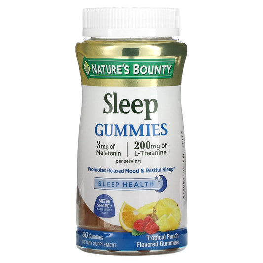 Nature's Bounty-Sleep Gummies-Tropical Punch -60 Gummies