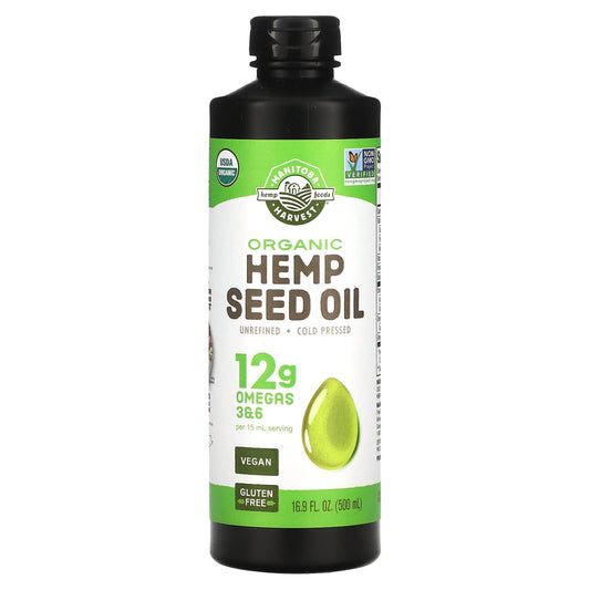 Manitoba Harvest-Organic Hemp Seed Oil-16.9 fl oz (500 ml)