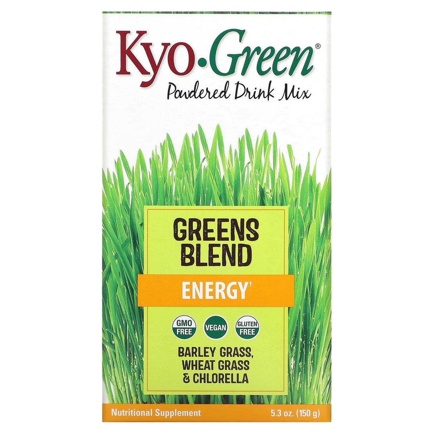 Kyolic-Kyo-Green Powdered Drink Mix-Energy-5.3 oz (150 g)