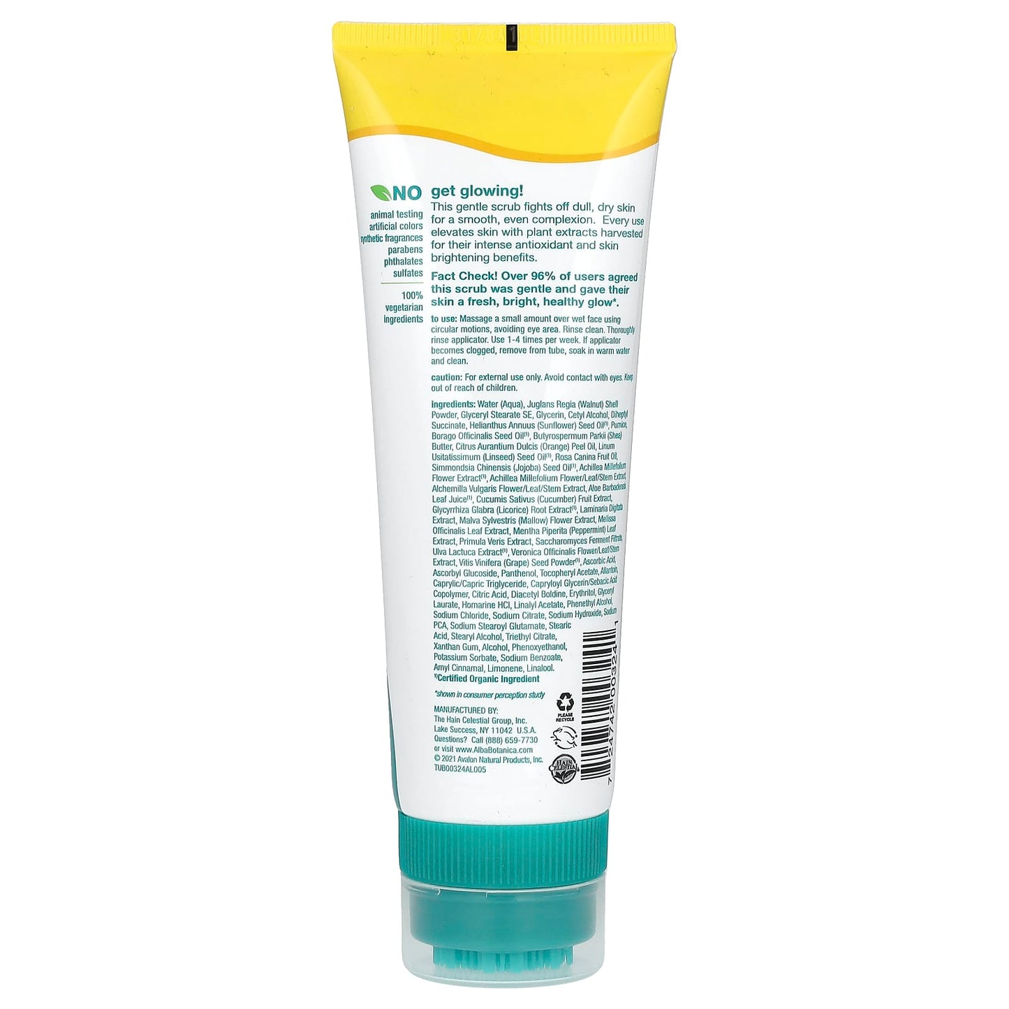 Alba Botanica, Even & Bright Enzyme Scrub, Swiss Alpine Complex, 4 oz (113 g)