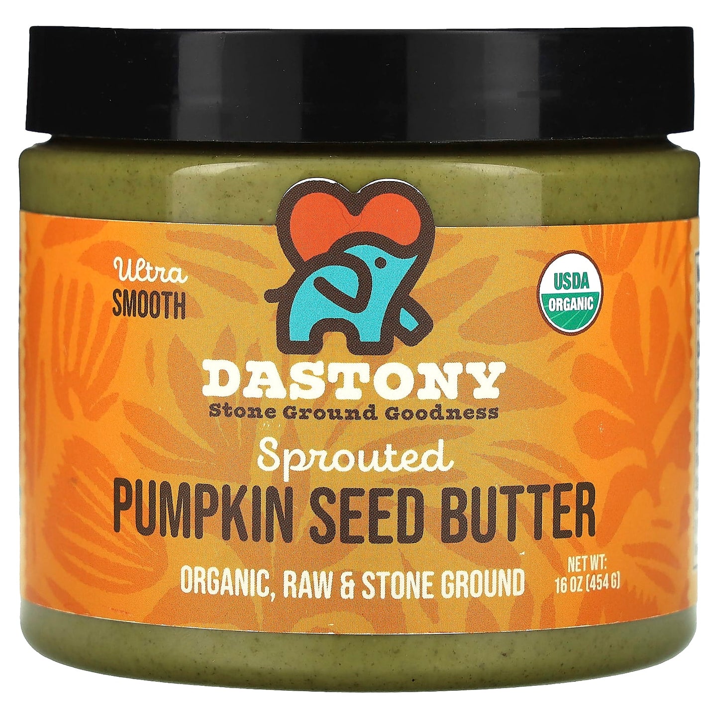 Dastony-Sprouted Pumpkin Seed Butter -16 oz (454 g)