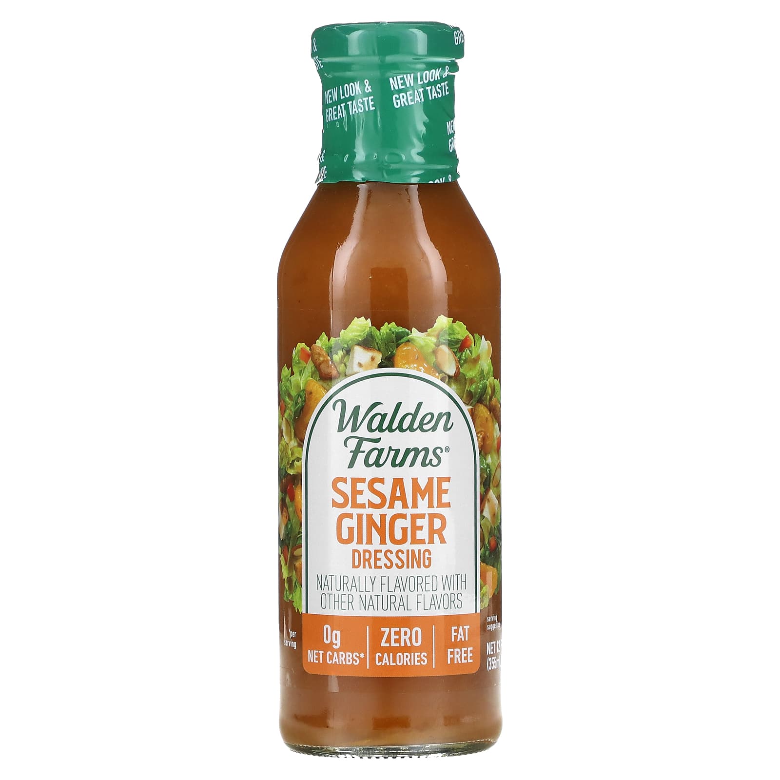 Walden Farms-Sesame Ginger Dressing-12 fl oz (355 ml)