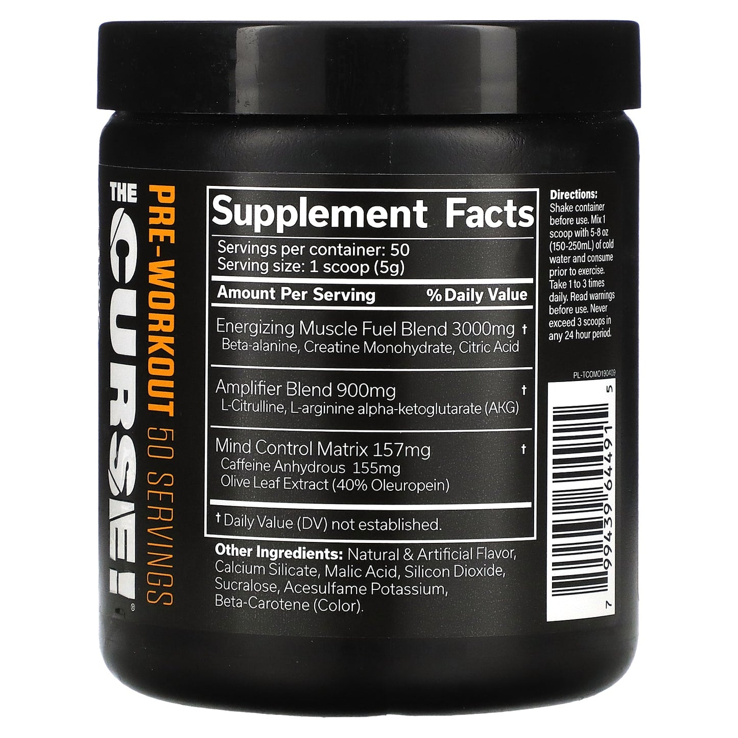 JNX Sports, The Curse, Pre Workout, Orange Mango, 8.8 oz (250 g)