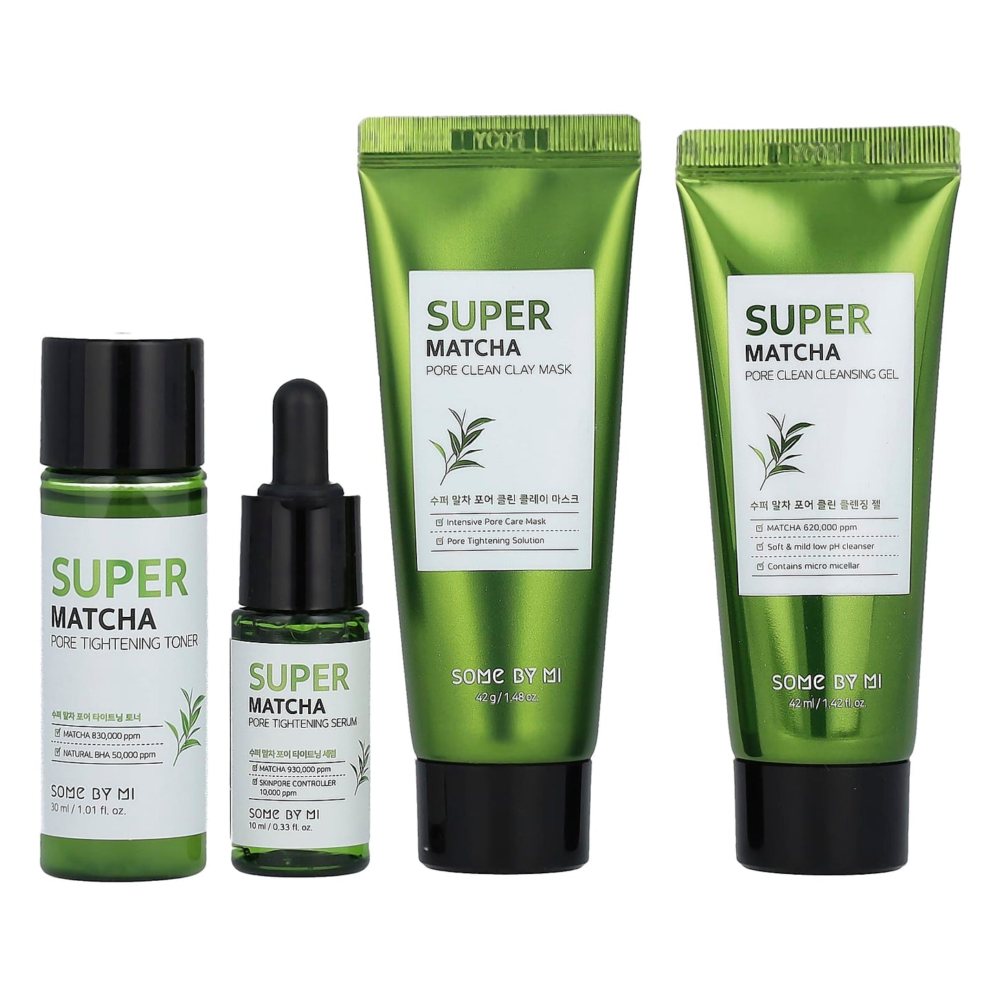 SOME BY MI-Super Matcha Pore Care Starter Kit-Edition-4 Piece Set