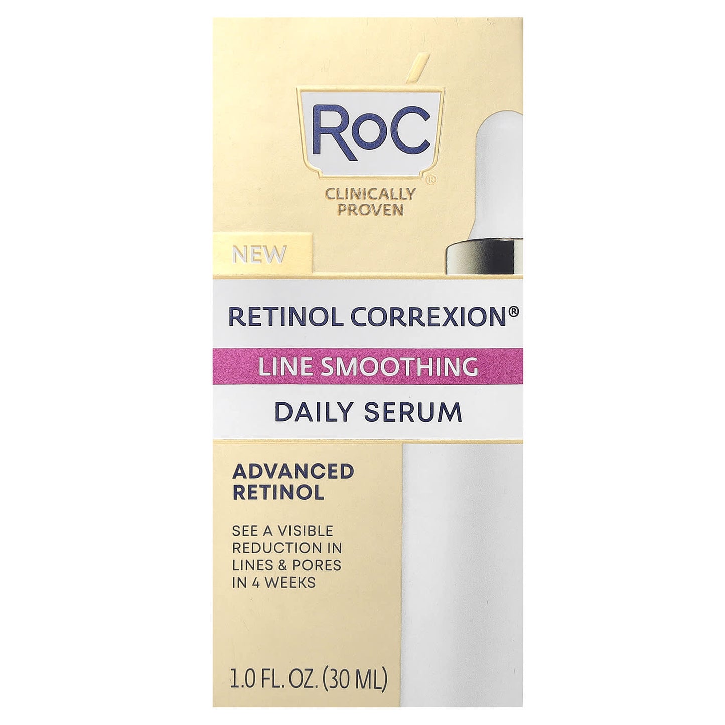 RoC, Retinol Correxion, Line Smoothing Daily Serum, 1 fl oz (30 ml)