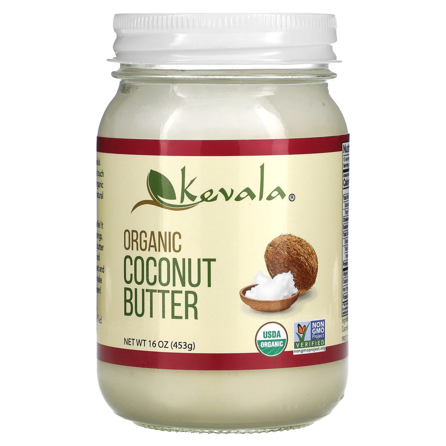 Kevala-Organic Coconut Butter-16 oz (453 g)