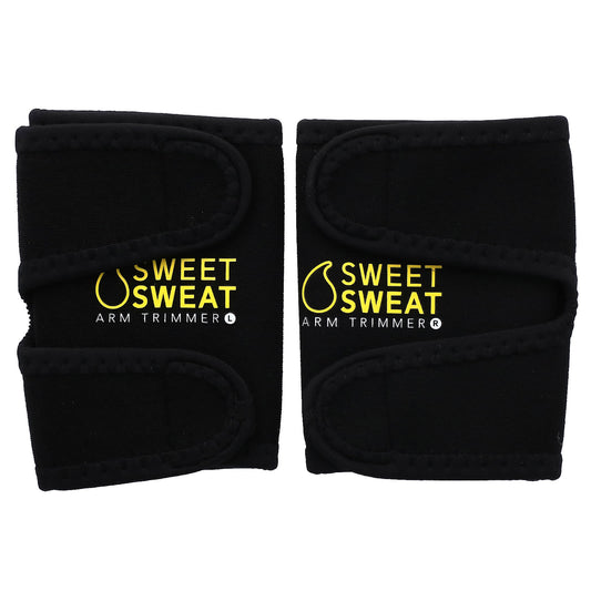 Sports Research-Sweet Sweat-Arm Trimmers-Medium-Black & Yellow-1 Count