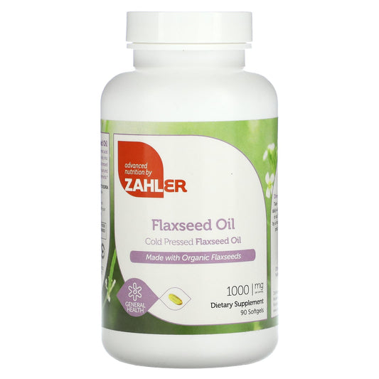 Zahler-Flaxseed Oil-1,000 mg-90 Softgels