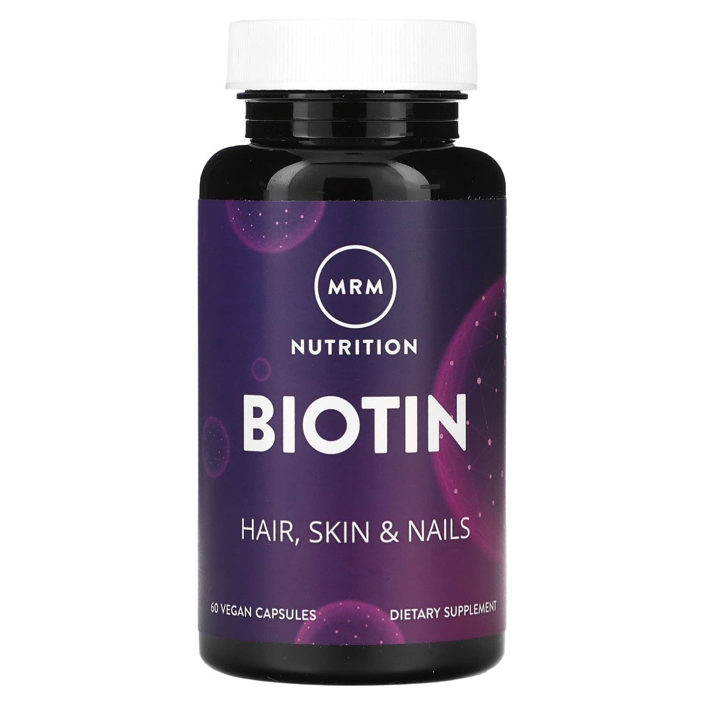 MRM Nutrition-Biotin-60 Vegan Capsules