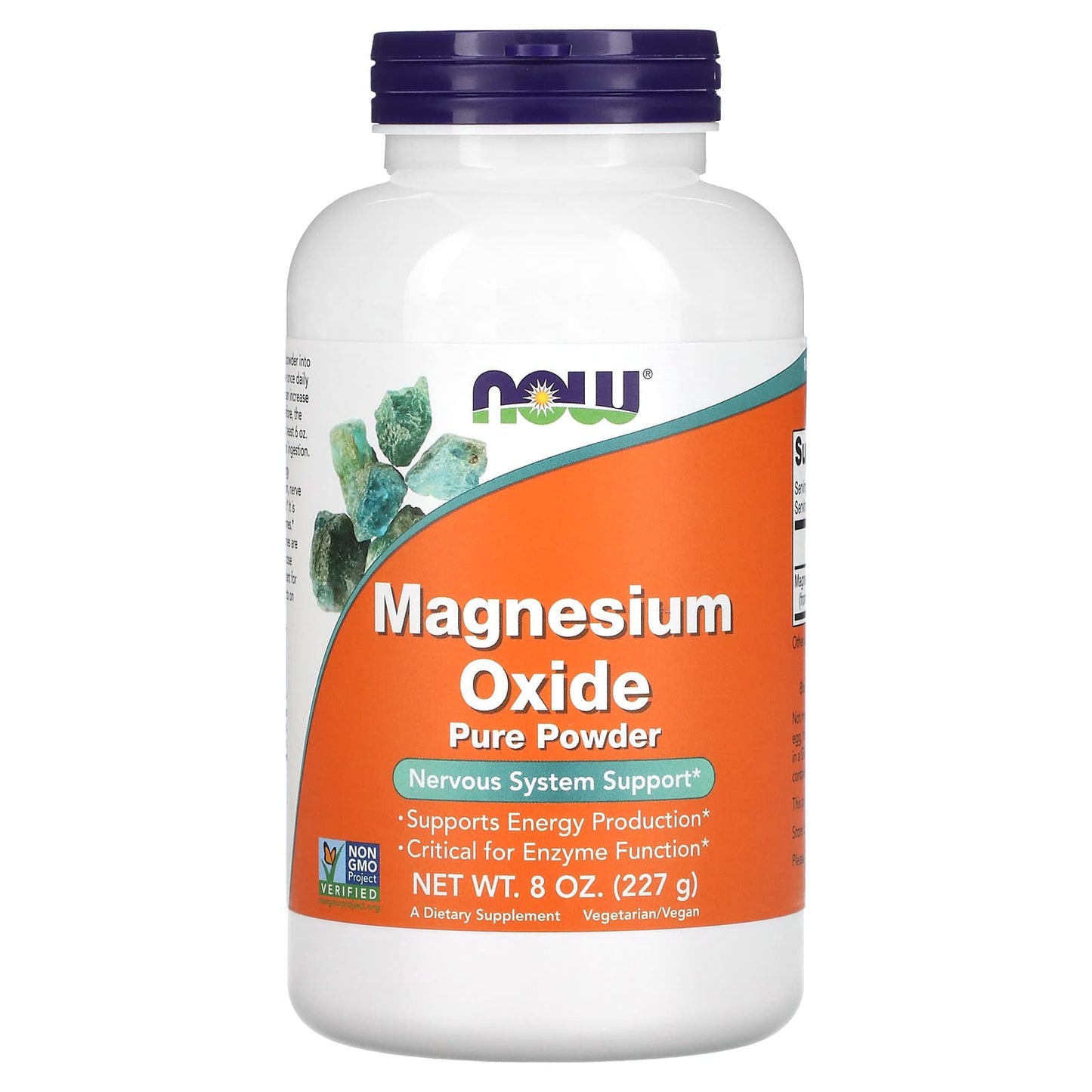 NOW Foods-Magnesium Oxide Pure Powder-8 oz (227 g)