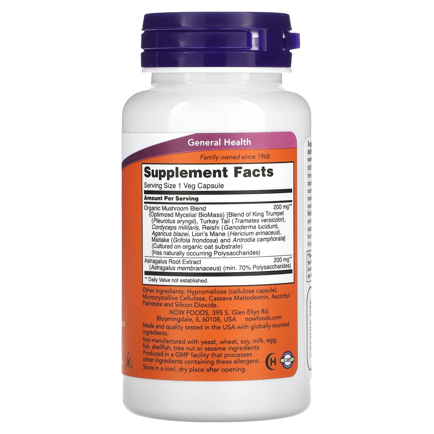 NOW Foods, Mushroom Immune Renew, 90 Veg Capsules